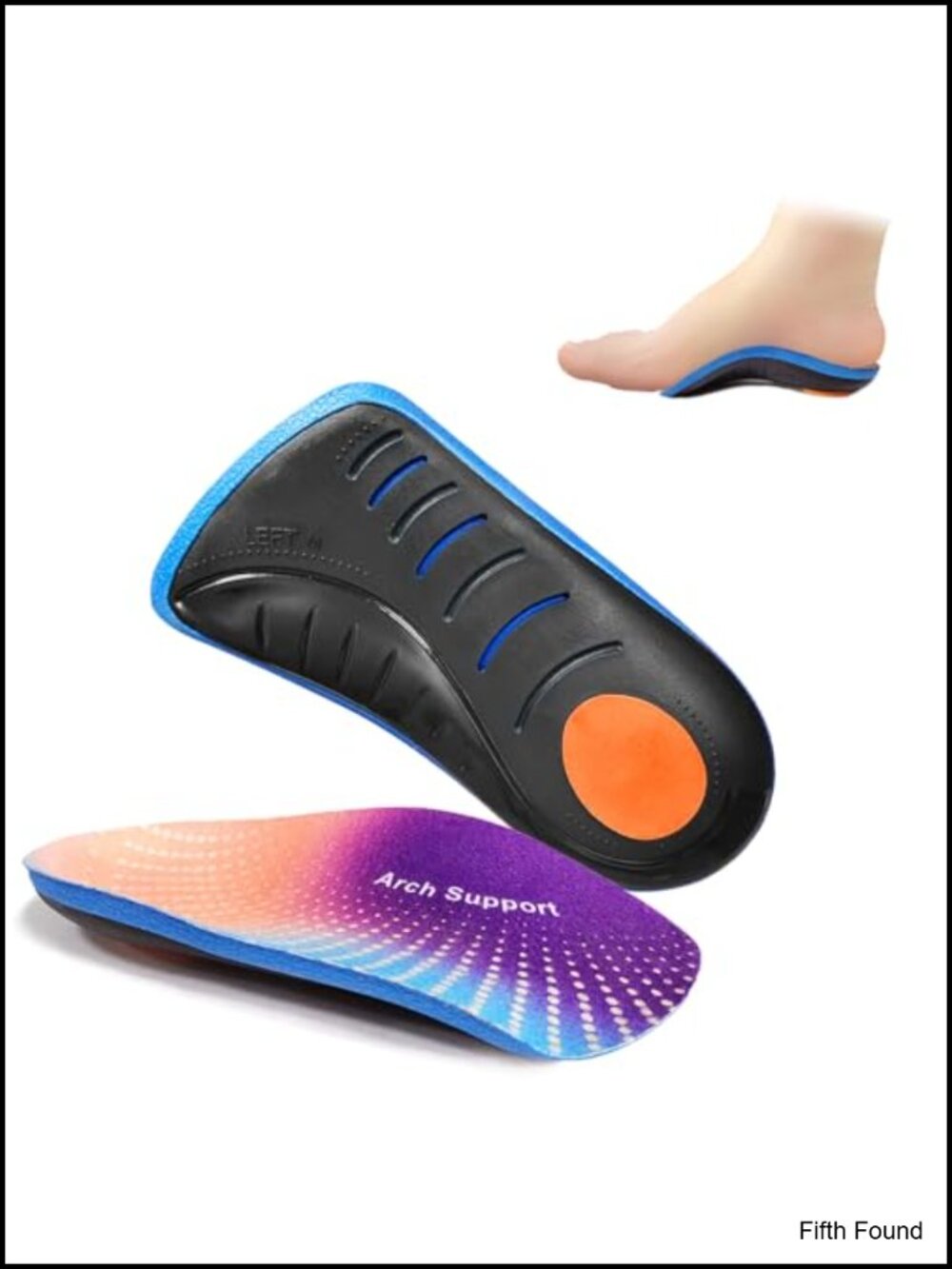 Orthotic Shoe Insoles 3/4 High Arch Support Men Women
